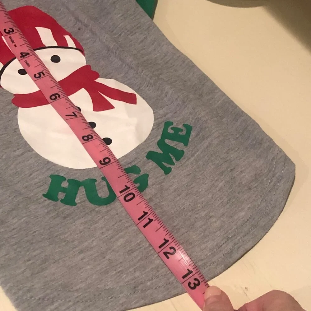 Luv-A-Pet Hug Me Snowman Tee Pet Dog Apparel Size Medium